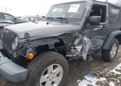 2017 Jeep Wrangler Sport 4X4 from USA, damaged, VIN 1C4AJWAG7HL584469